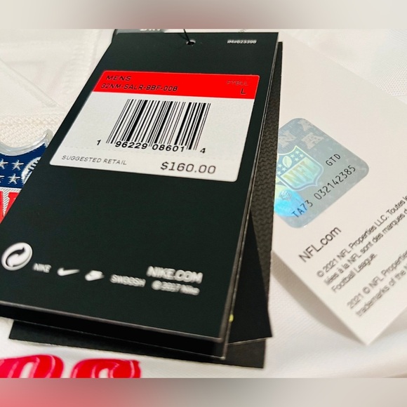 Brand New Nike Vapor Limited San Francisco 49ers Trey Lance Jersey Men’s. - Picture 11 of 12